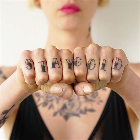 Unlocking the Meaning: Decoding Knuckle Tattoo Words